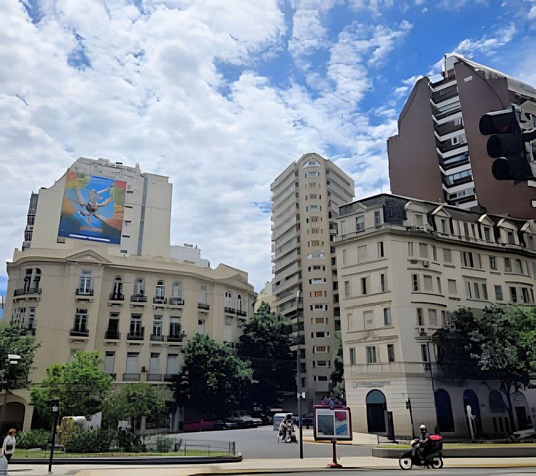 Moderno y amplio loft 50m2  en Recoleta