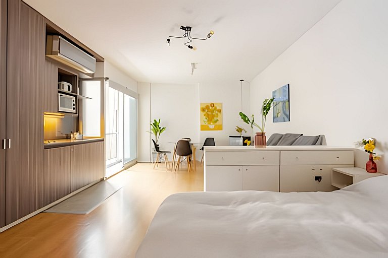 Moderno y amplio loft 50m2  en Recoleta