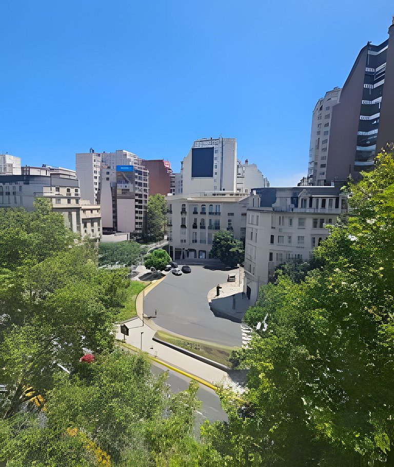 Departamento con vista única en Recoleta