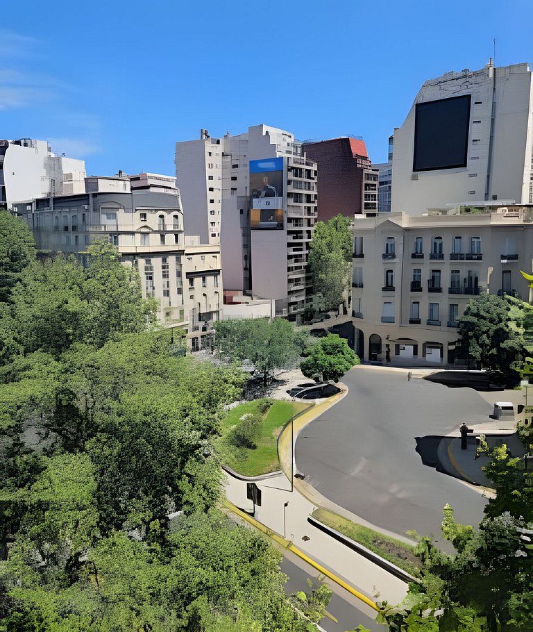 Departamento con vista única en Recoleta