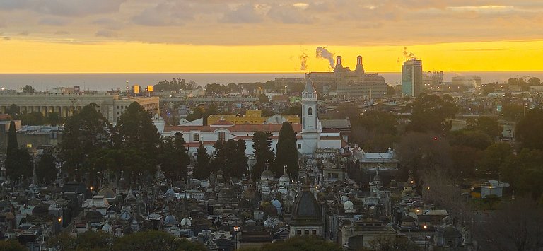 Departamento nuevo con vista única – Recoleta