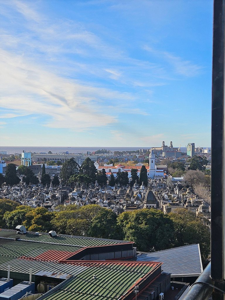Departamento nuevo con vista única – Recoleta
