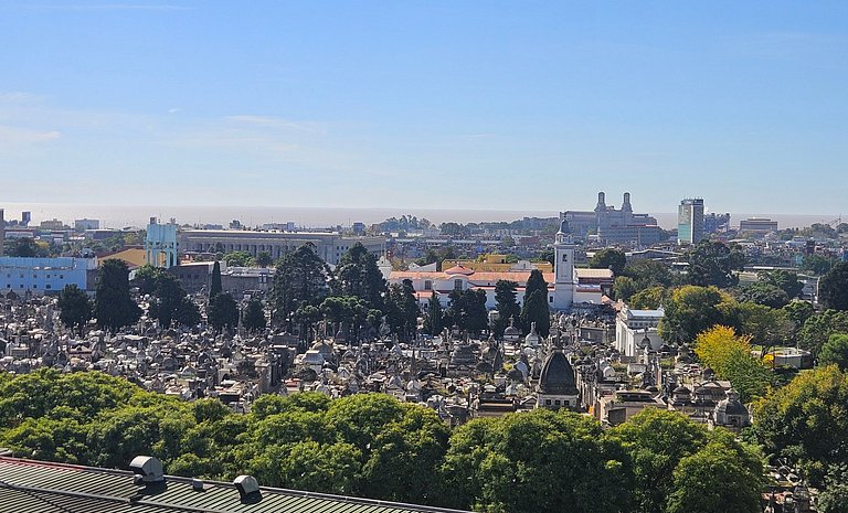 Departamento nuevo con vista única – Recoleta